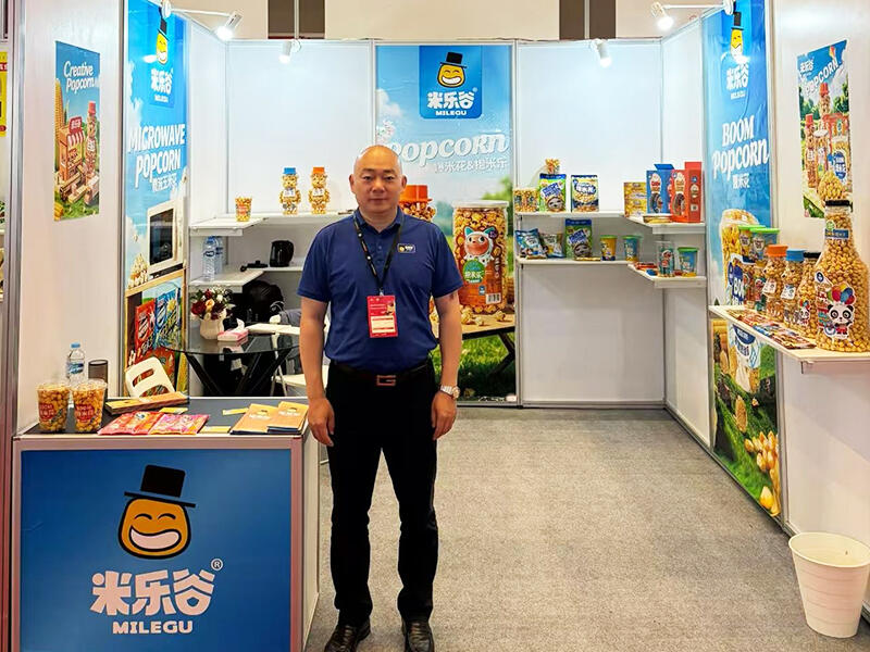 Henan Mile Valley Food Co., Ltd. shone at the Indonesia International Food Exhibition, setting sail overseas to showcase the charm of China’s snacks